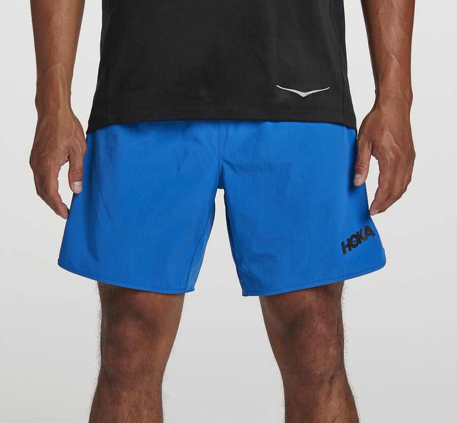 Hoka One One Performance - Men Shorts - Blue,Australia RTO-263784